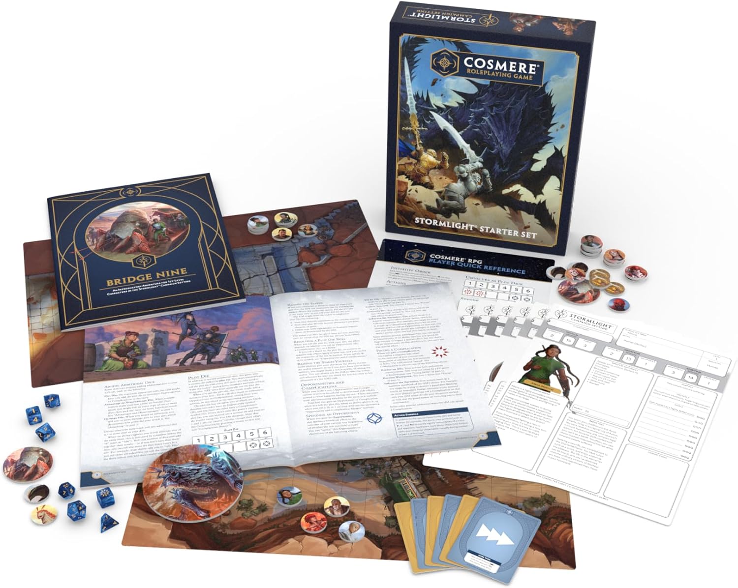 Cosmere RPG - Stormlight Starter Set, Complete Tabletop RPG Kit by Brotherwise Games | Ages 13+ | 1-6 Players | Complete Beginner-Friendly Introduction to Roshar - Image 8