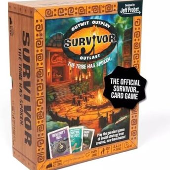 Exploding Kittens Survivor: The Tribe Has Spoken 3-6 Players - Ages 8+ - 30 Minutes to Play - Official Card Game for Survivor Fans - Family Game Night, Card Game