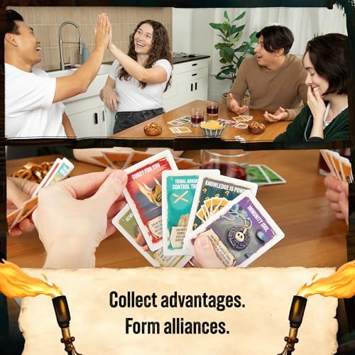 Exploding Kittens Survivor: The Tribe Has Spoken 3-6 Players - Ages 8+ - 30 Minutes to Play - Official Card Game for Survivor Fans - Family Game Night, Card Game - Image 4