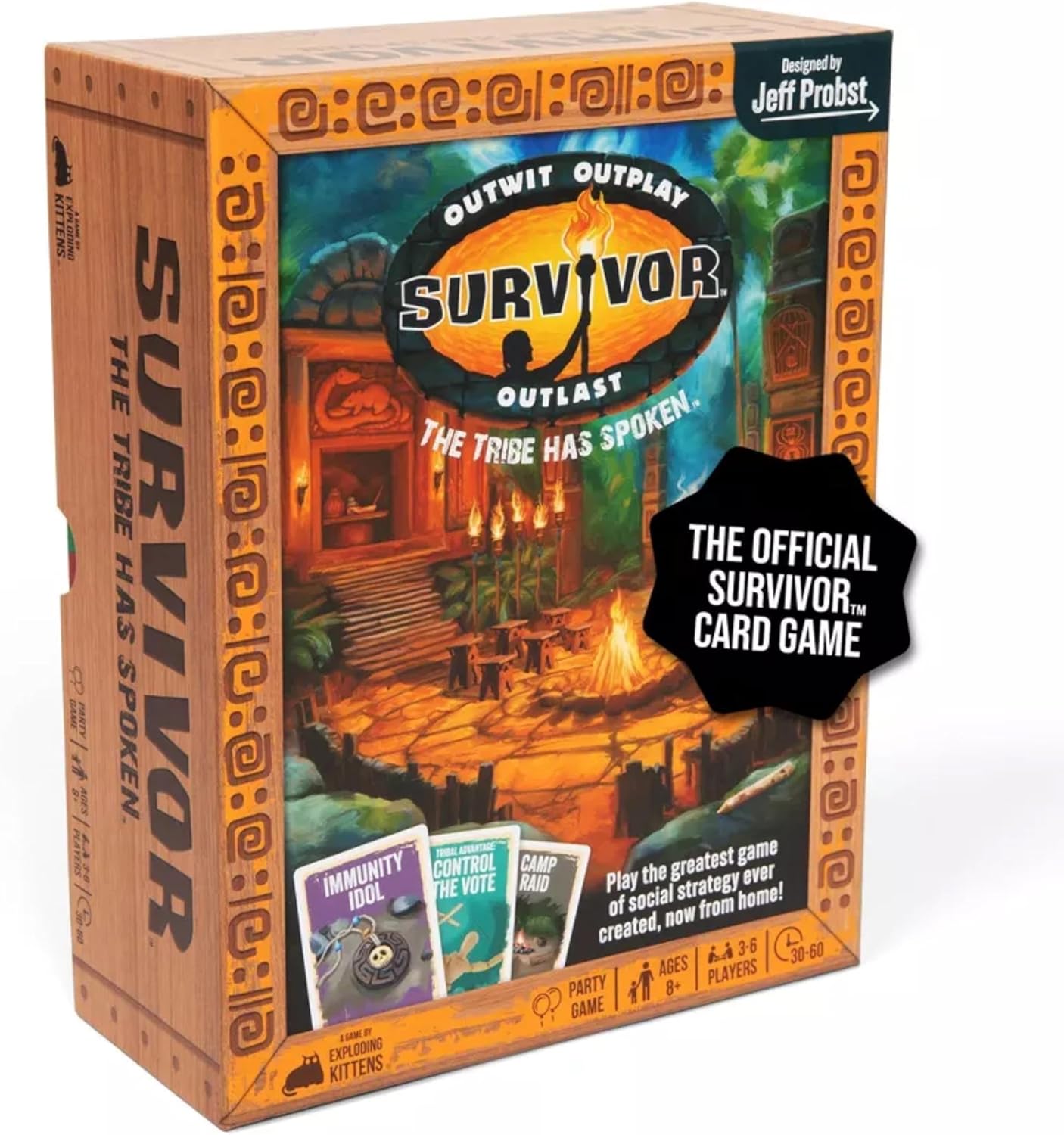 Exploding Kittens Survivor: The Tribe Has Spoken 3-6 Players - Ages 8+ - 30 Minutes to Play - Official Card Game for Survivor Fans - Family Game Night, Card Game - Image 9