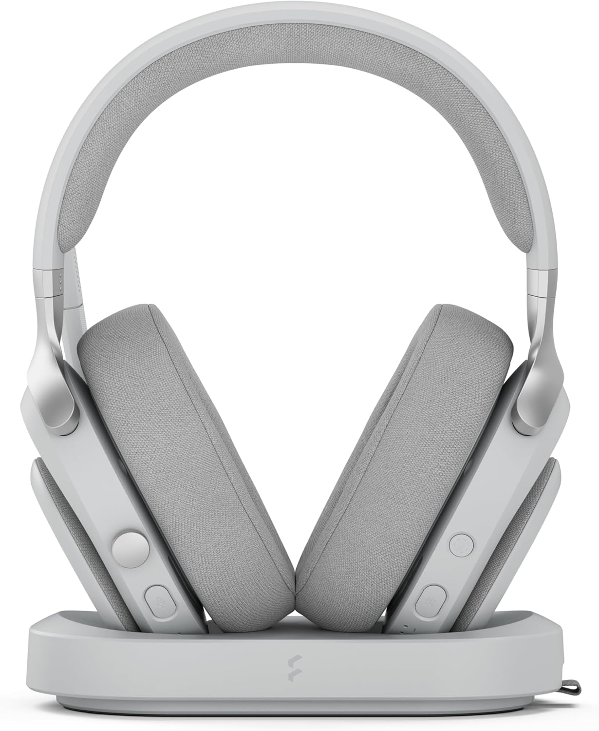 Fractal Design Scape Light - Wireless PC Gaming Headset - Detachable Flip-to-Mute Microphone with Noise Cancellation - Battery Life Up to 40 Hours - Configurable Ambient Lighting - Gray - Image 9